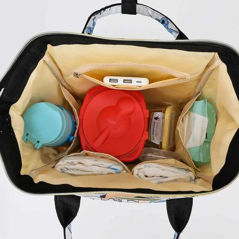 Fashion Nappy Backpack Bag Mummy Large Capaci Bag Mom Baby Multi-Function Waterproof Outdoor Travel Diaper Bags for Baby CareXJ250117