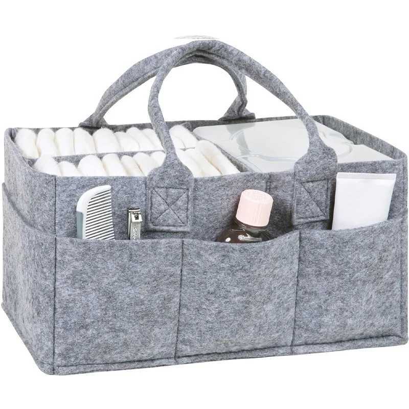 Light Newborn Baby Felt Diaper Storage Bag Multifunctional Split Veo Diaper Large Capaci Folding Mommy Bag for 0-24 MonthsXJ250117