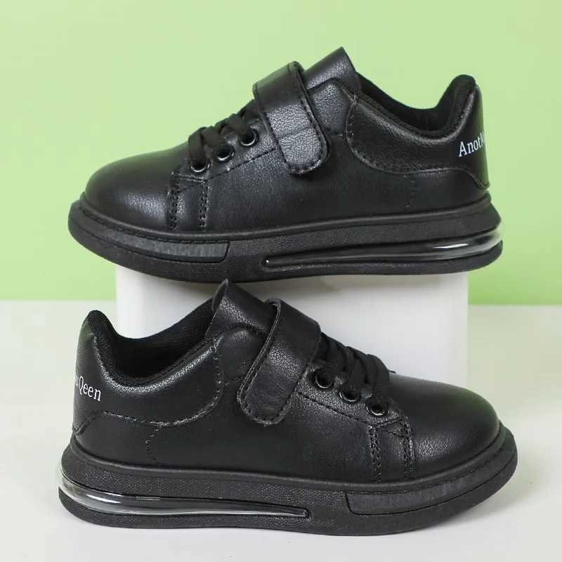 Athletic Outdoor New Boy Shoes Kids Sport Running Shoe Casual Girls Walking Shoes Leather Soft Soled Children Small White ShoeY250116NH0F