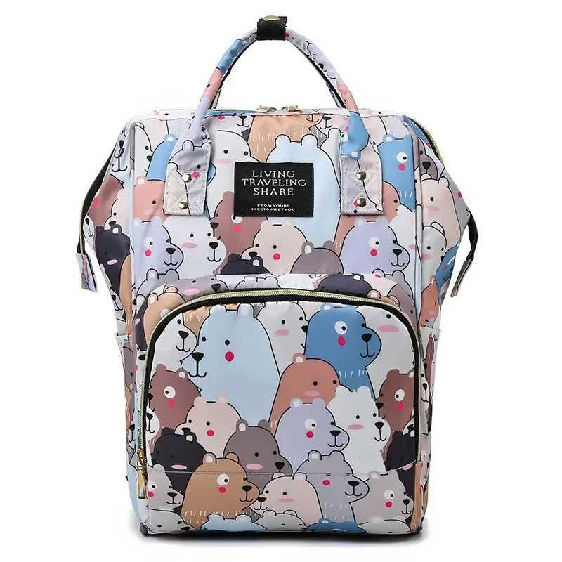 Fashion Nappy Backpack Bag Mummy Large Capaci Bag Mom Baby Multi-Function Waterproof Outdoor Travel Diaper Bags for Baby CareXJ250117