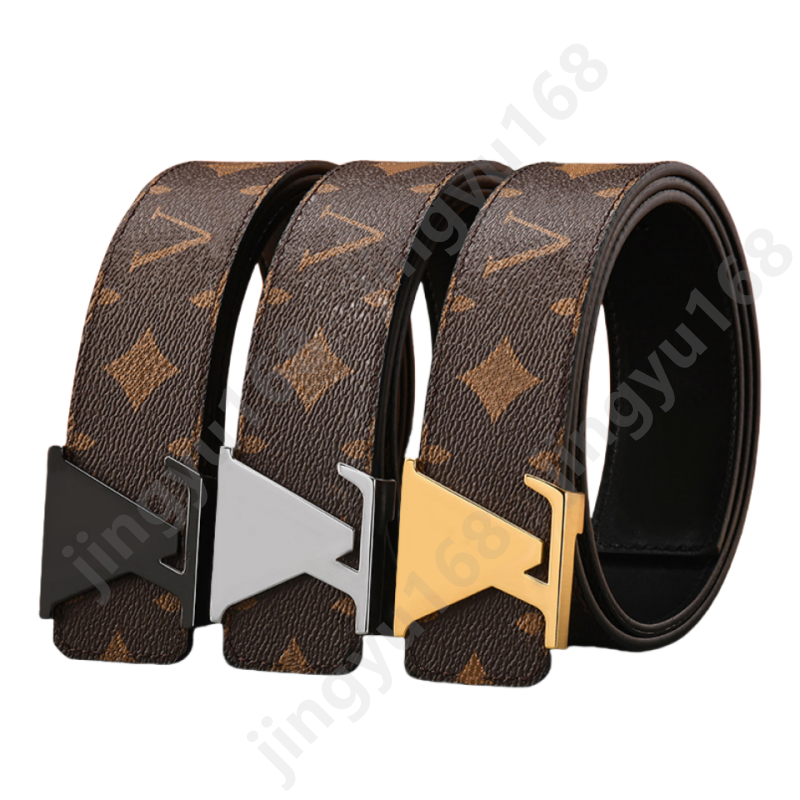 Designer belt men belts for women designer mens belt luxury belt length 100-125CM woman belt fashion luxury letter smooth buckle designer belt AAAAAA