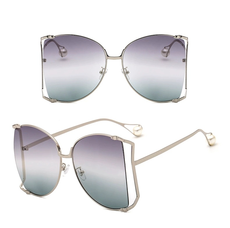 Designer Sunglasses For Women Men New Round Moodel Sun Glasses Fashion Classic Sunglass Luxury Polarized Pilot PC Frame Oversized UV400 Eyewear