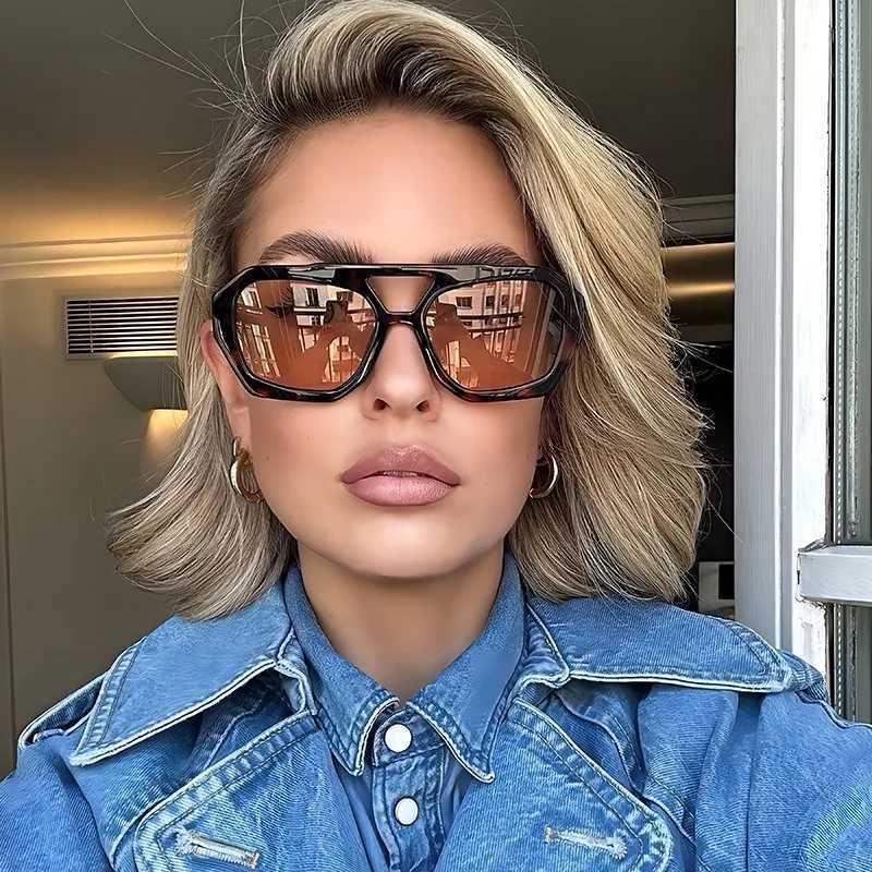Vintage Square Sunglasses Woman Brand Mirror Sun Glasses Female Black Yellow Fashion Can Colors Eyewear UV400 Sunglasses W250116