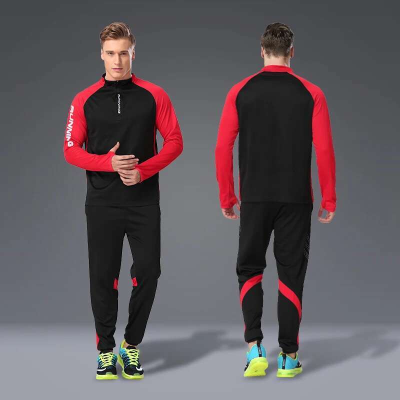 Ddmytiger China Domestic Men GYM Suit Fiess Football Basketball Running Hiking Skiing Autumn Sets Male Workout Exercise Sport Pant Shirt Tracksuit Ddm