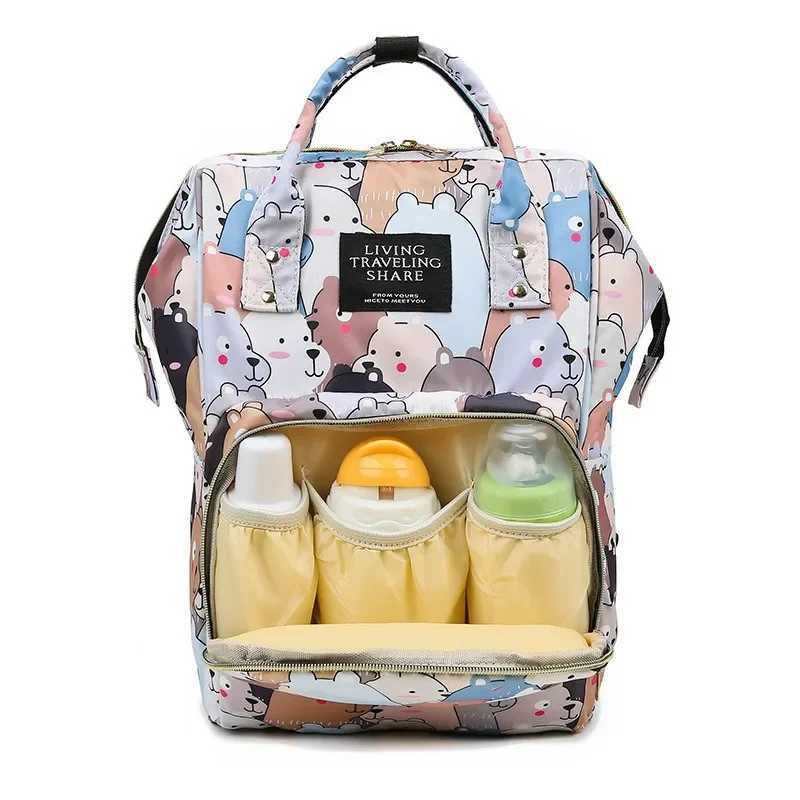 Fashion Nappy Backpack Bag Mummy Large Capaci Bag Mom Baby Multi-Function Waterproof Outdoor Travel Diaper Bags for Baby CareXJ250117