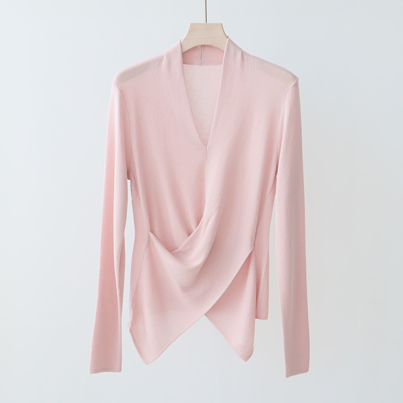 BTX3 luxury hidden link 5A masrter quality Versatile Feminine Layering Piece: Lightweight Mixed Fabric Pullover Jacket Suitable for Multiple Outfits