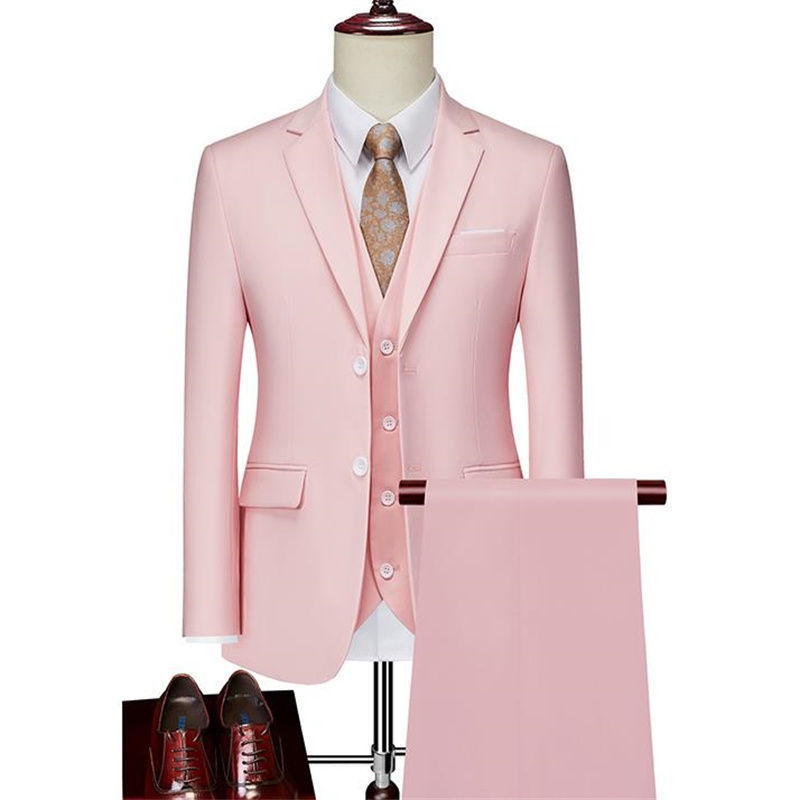K788 Men's Formal Dress with Gradient Sequins - Colorful Suit Jacket for Stage Shows and Hosting Events