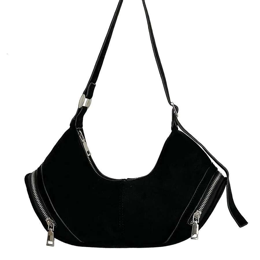 LEFTSIDE Women New Small Faux Suede Soft Handbags And Purses Vintage 2024 Winter Fashion Crossbody Lady Shoulder Bag