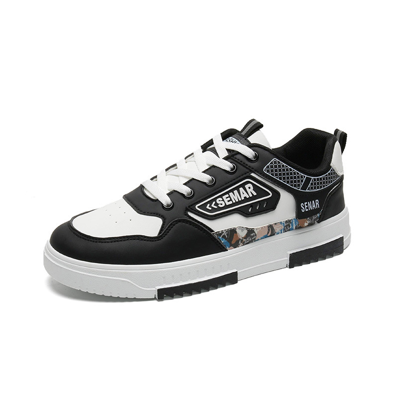 Men Casual Shoes Fashion Thick Sole Design Sense Round Toe Leisure Style Wear-resistant Triple Black Beige Free shipping