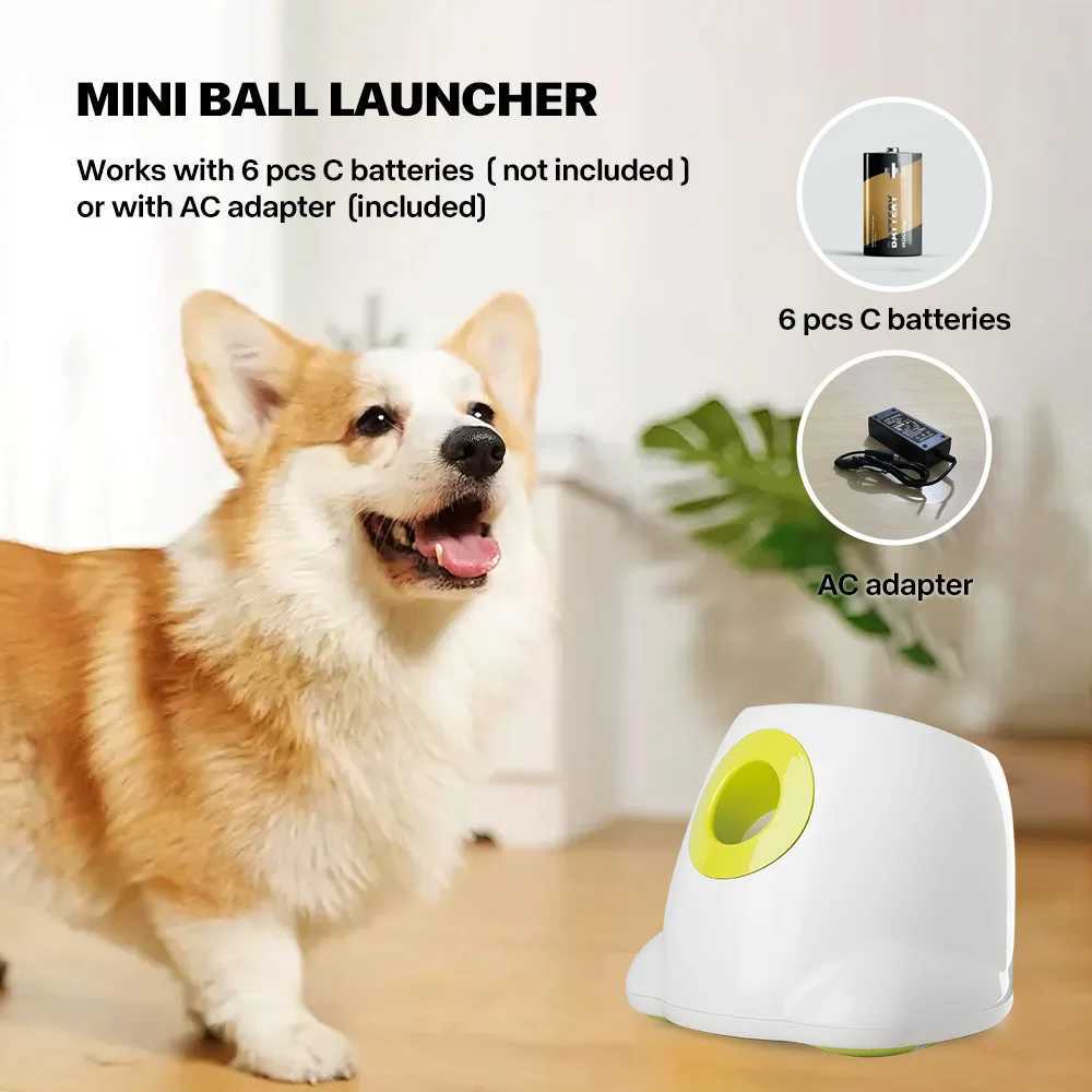 Others Dog Toys Chews AFP Autatic Ball Laun For Puppy Pet Dogs Interactive Toys Throwing hine Electric Thrower Dog Toy With 3 Tennis BallsT250117 H250