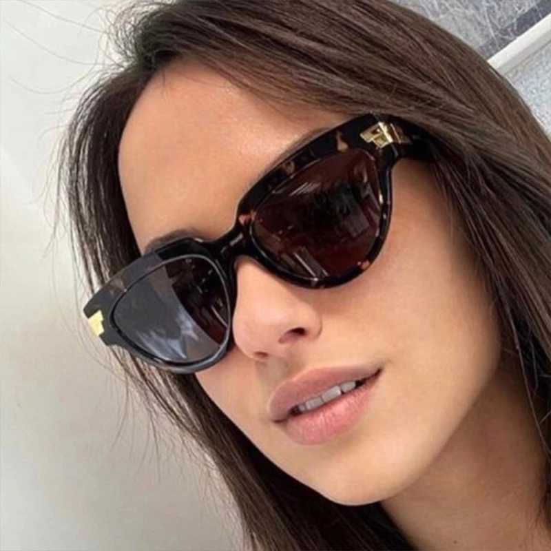 New Small Rectangle Sunglasses Women 2022 Luxury Brand Classic Cat Eye La Sexy Fashion Sun Glasses Shades For Women UV400 W250116