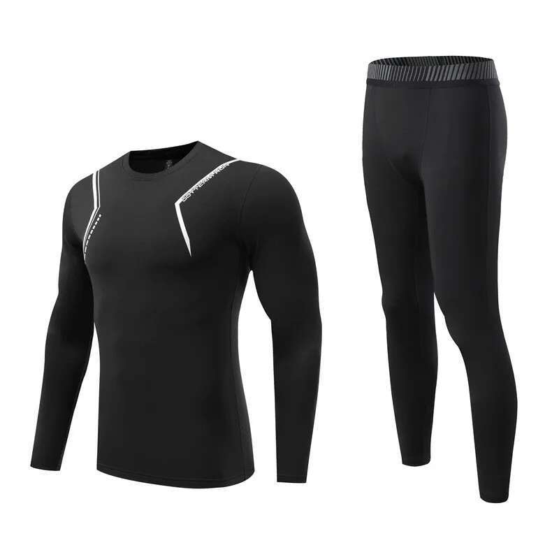 Ddmytiger China Domestic Men Quick Dry Workout GYM Fiess Tee Leggings Sport Running Basketball Football Set Yoga Skiing Exercise Suit Long Johns Ddmyt