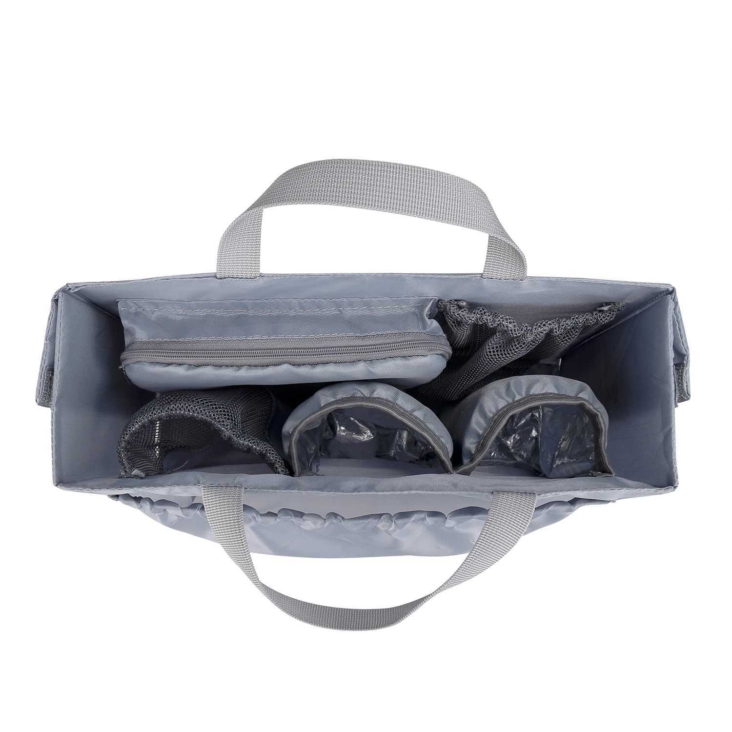Diaper bag Insert Storage Bag Travel Organizer Bottle Holder Tote Bag Insert Insulated Pocket For BottleXJ250117