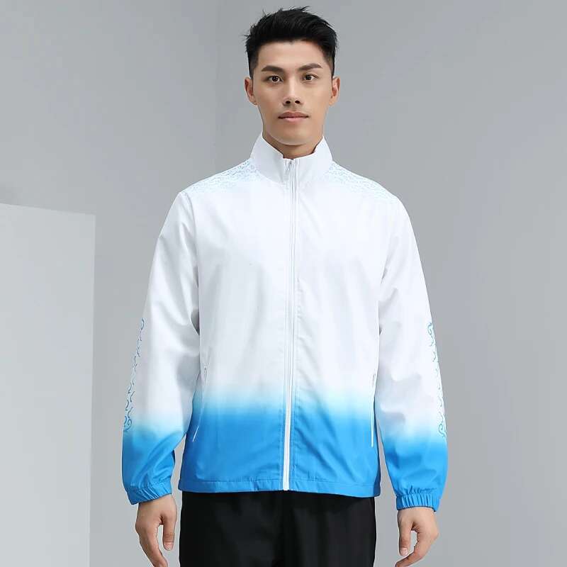 Ddmytiger China Domestic Men Sports Coats Running Training Print Fashion Casual Zipper Hoodie Quick Dry Outdoor Streetwear Breathable Patchwork Cardig