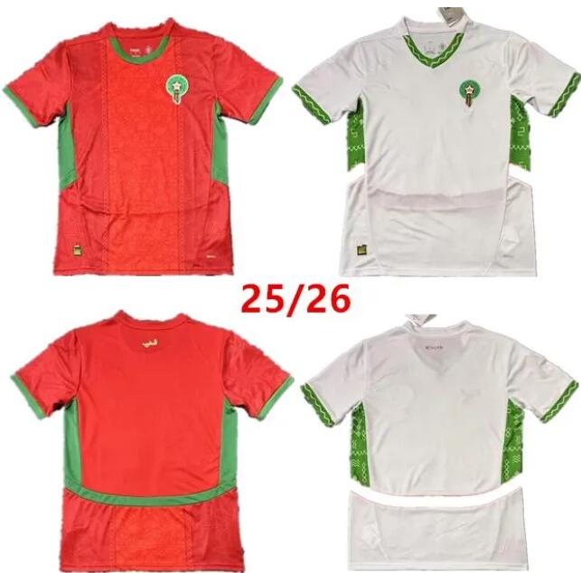 25/26 Moroccan soccer jerseys HAKIMI Maillot marocain ZIYECH EN-NESYRI football shirts men kids kit HARIT SAISS IDRISSI BOUFAL jersey Maroc national team shirt