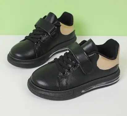 Athletic Outdoor New Boy Shoes Kids Sport Running Shoe Casual Girls Walking Shoes Leather Soft Soled Children Small White ShoeY250116NH0F