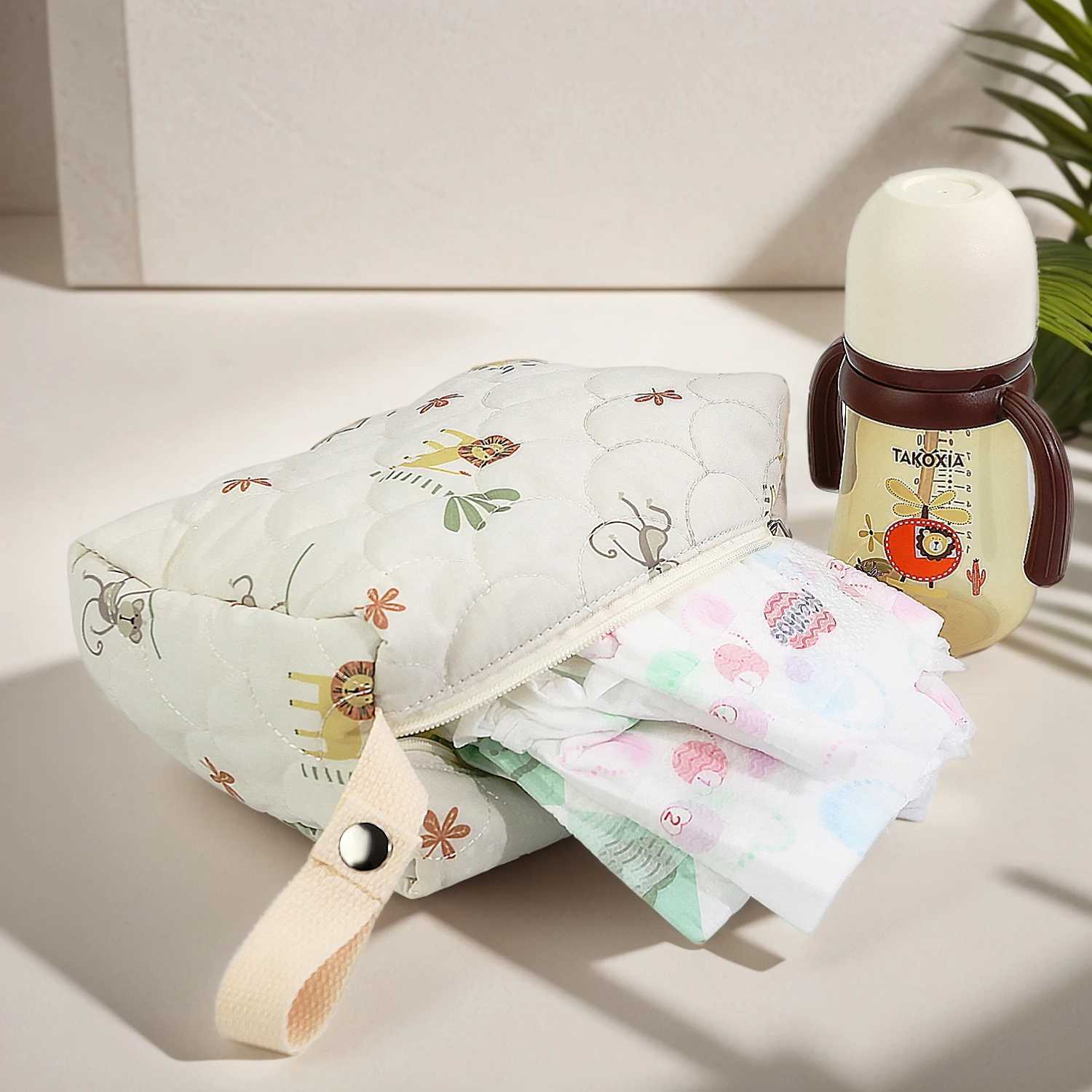 Diaper Bag Embroidery Mommy Bag Convenient Baby Bottle and Supplies Storage Bag Diaper Storage Bag Baby Storage BagXJ250117