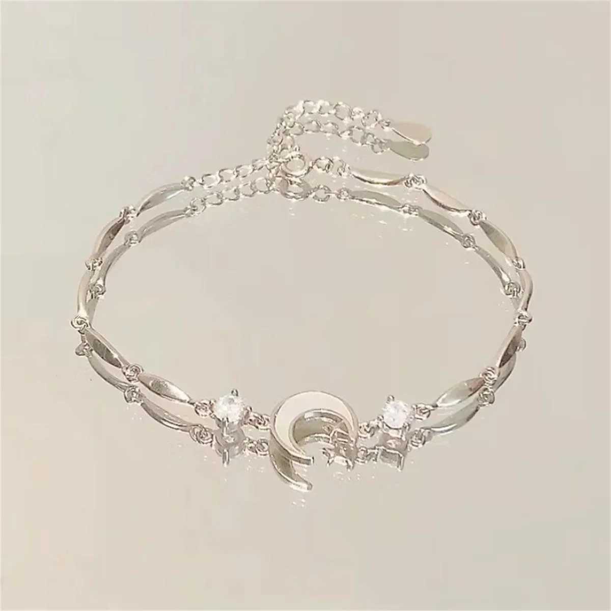 Korean Elegant Cherry Blossom Bow Zircon Bracelet for Women Y2K Sweet Girls Crystal Flowers Bracelets Wedding Party Jewelry GiftXJ250117