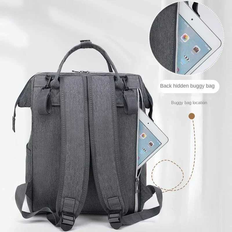 Mother Large Capaci Nappy Backpacks with Changing Mat Convenient Baby Nursing Bags Mommy Diaper Bags Baby Stroller Hanging BagXJ250117