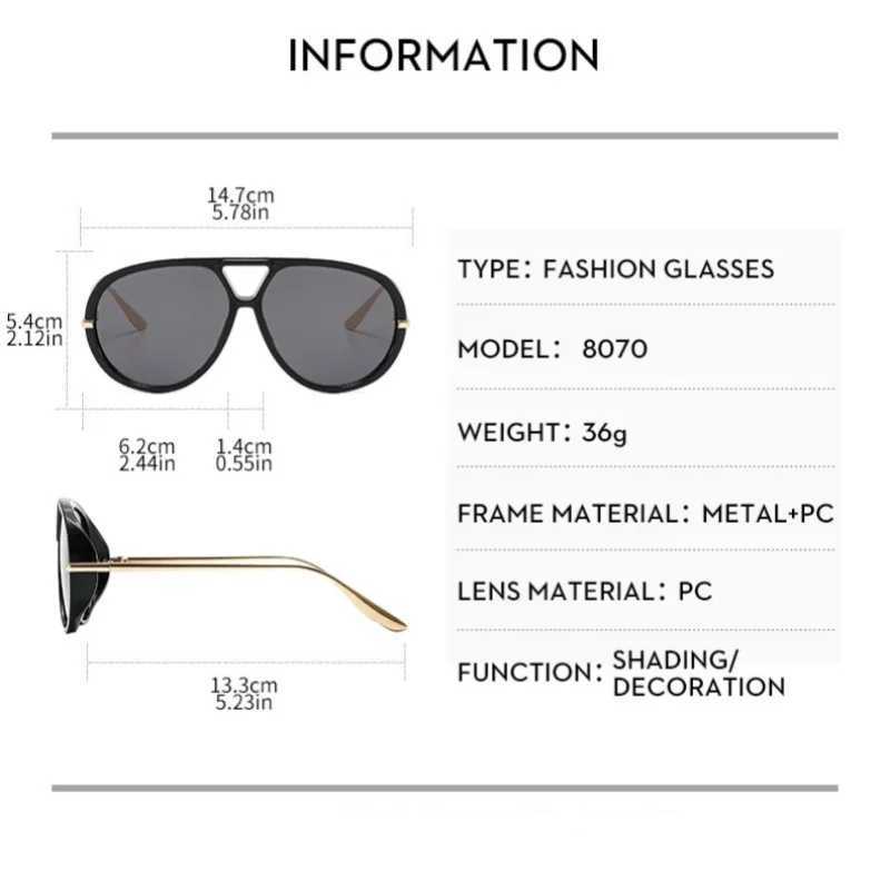 New Fashion Round Sunglasses For Women Men Retro Bridge Frame Sun Glasses Shades UV400 Eyeglasses W250116