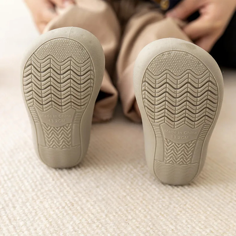 Baby Socks Shoes Cute Cartoon Kids Boy Rubber Sole Child Floor Sneaker Toddler Girls First Walker For borns 250115