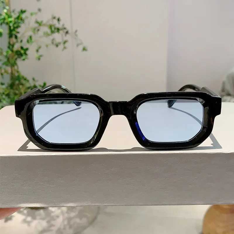 New Men Vintage Rectangle Frame Sunglasses Fashion Retro Sun Glasses Luxury Brand Design Glasses UV400 Eyewear Women Goggles W250116