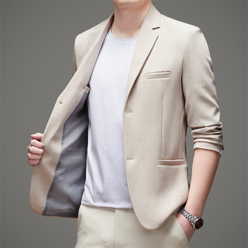 K782 Men's Slim Fit Business Suit - One Piece Casual Wedding Dress for Groom & Groomsman