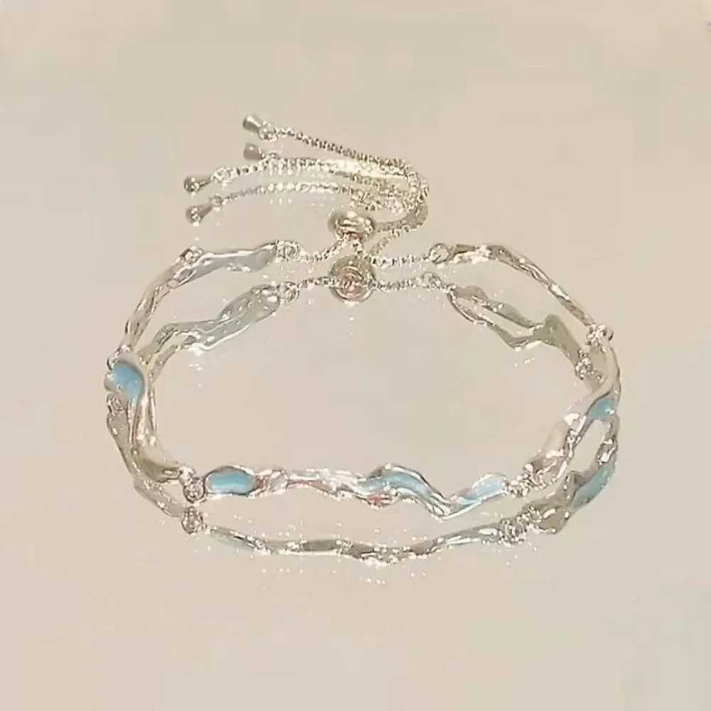 Elegant Crystal Flowers Bracelet for Women Y2K Sweet Girls Moon Cherry Blossom Bow Zircon Bracelets Luxury Jewelry GiftXJ250117