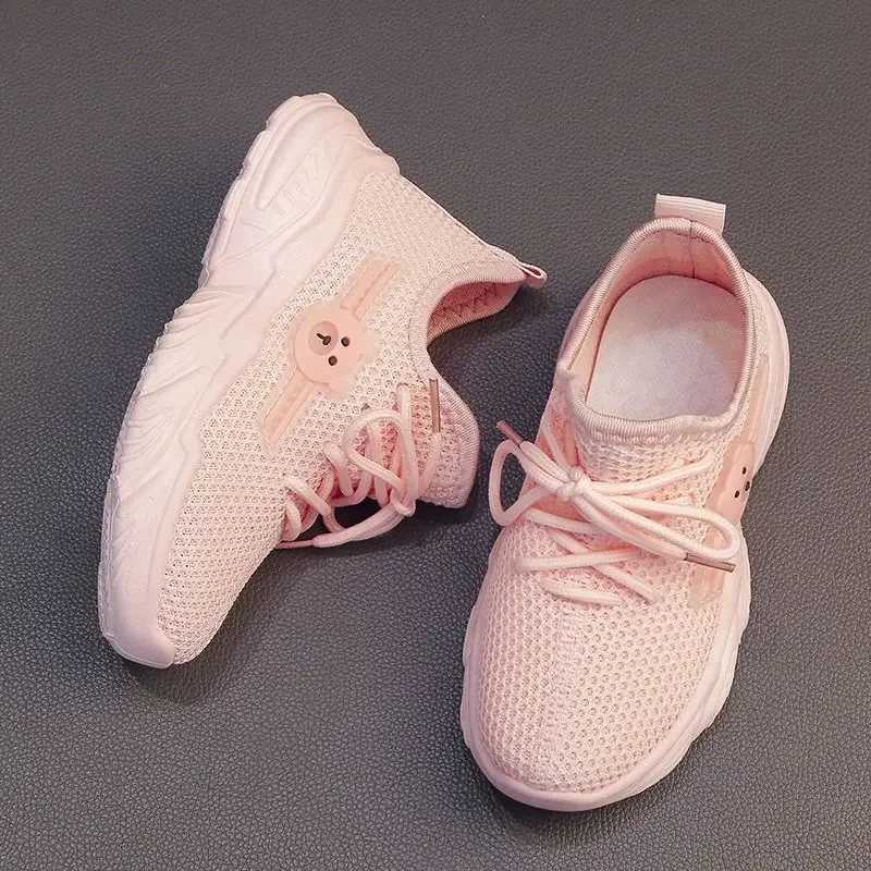 Athletic Outdoor New Girl Sneaker Comfort Versatile Fashion Boy Shoes Anti Slip Soft Sole Simple Child Sneakers Light Daily Casual Shoe ZapatillaY2501