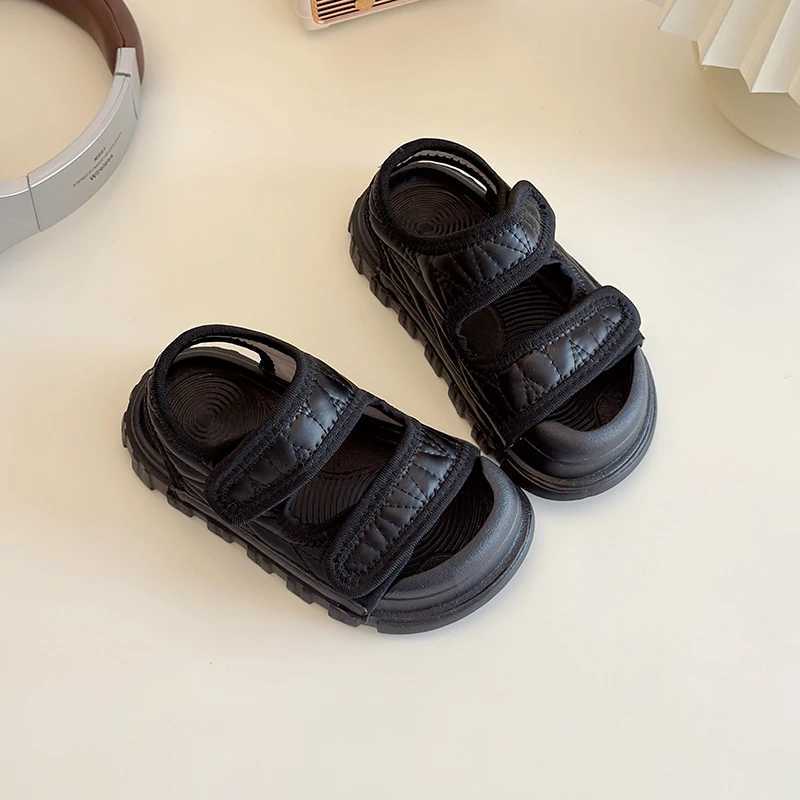 Sandals 2025 Baby Girl Shoes Summer First Walkers Kids Beach Sandals Fashion Boys Sport Shoes Girls Sandals SneakersY250116MG07