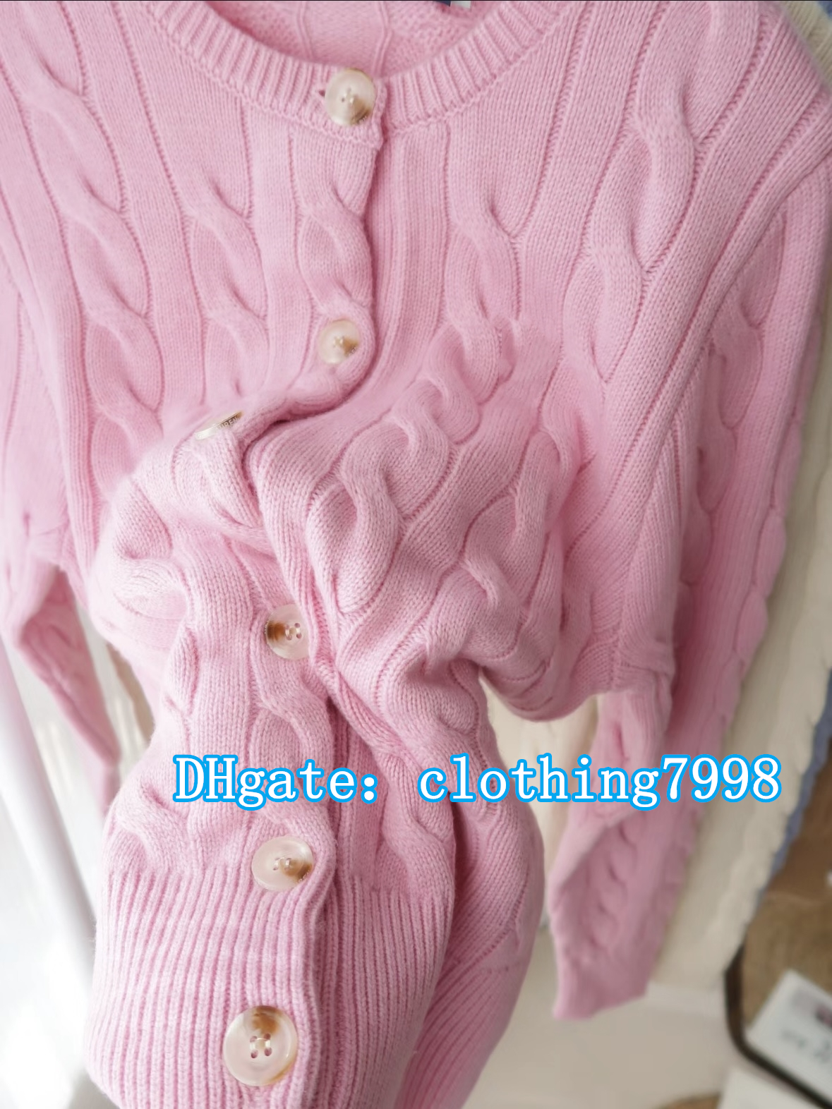 women cardigan cashmere blend woolen fabric autumn winter classic light wholesale price polo designer sweater