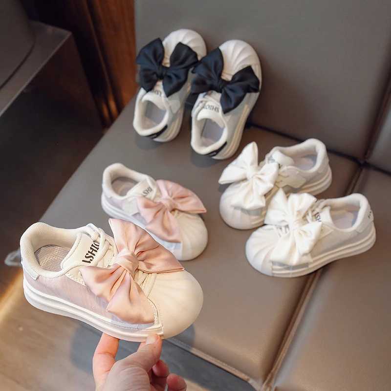 Athletic Outdoor Girl Sneakers 2024 Spring and Autumn Sweet Shoes Breathable Versatile Princess Sneakers Comfortable Casual ShoeY250116LRD9