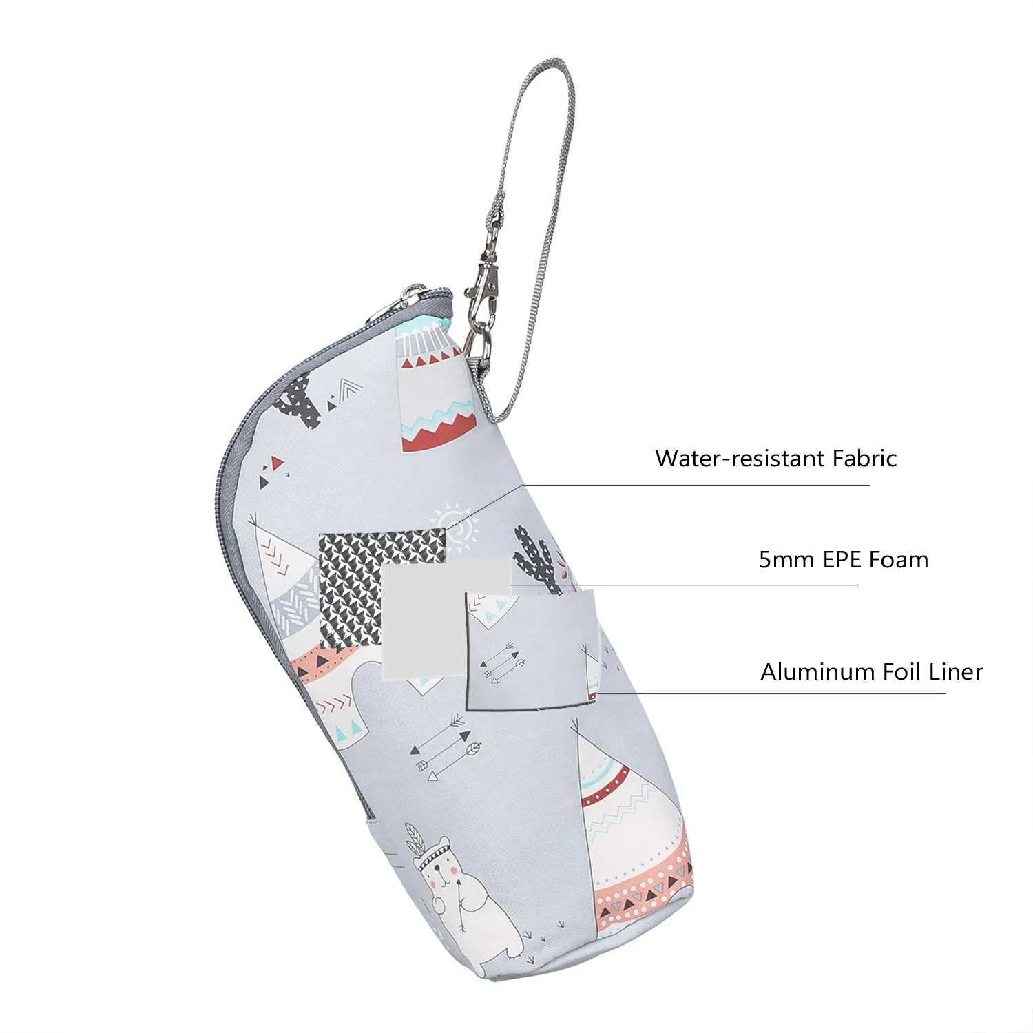 Insulated Baby Bottle Bags Breastmilk Cooler Waterproof Baby Bottle Bag Portable Thermal Bottle Bag Travel Baby Bottle HolderXJ250117