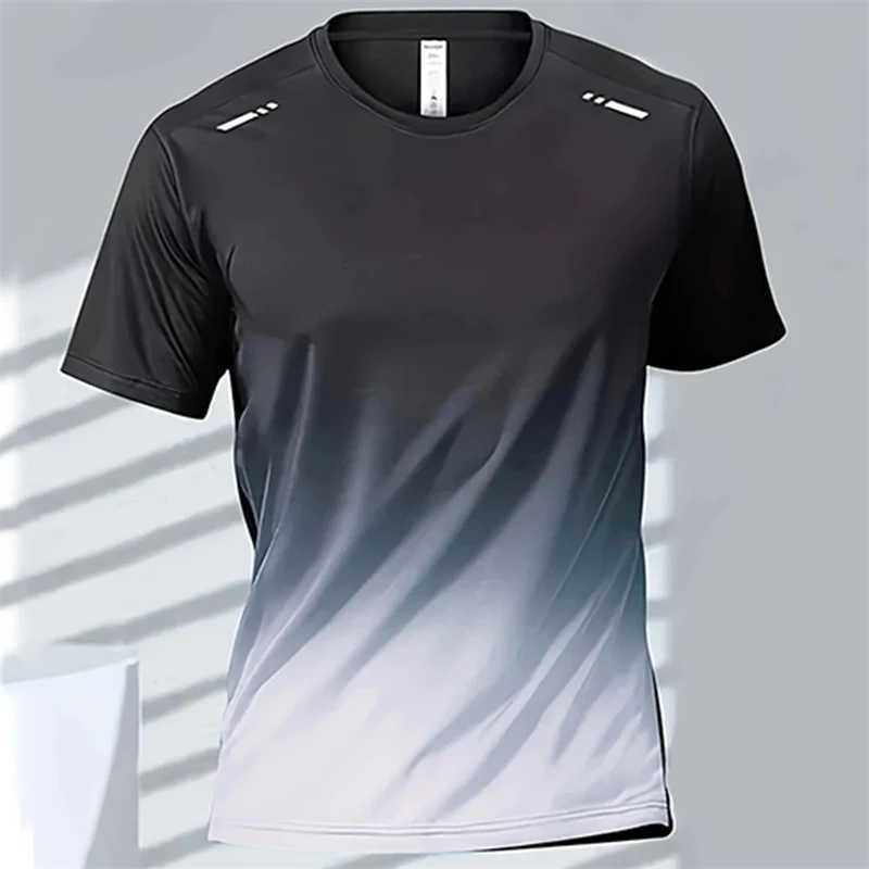 Mens 3D Printed T-shirt Women Sports Running Tshirt Daily Quick Dry Gradient Short Sleeve Tee Kids Outdoor Graphic Tees TopsXJ250117