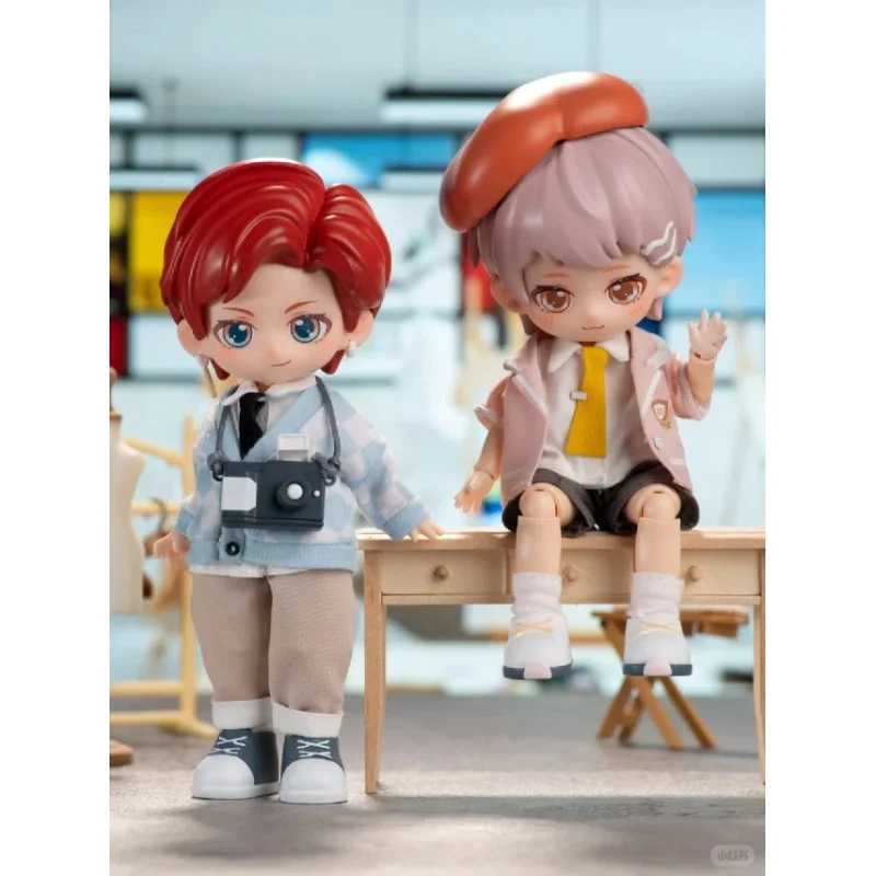 PEETSOON Male Classmate Series Blind Box Mystery Box 1/12 Bjd Obtisu1 Dolls Cute Action Anime Figure Kawaii Toys Gift W250116