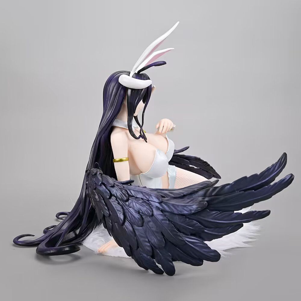 57cm or 30CM Overlord Albedo IV Anime Figure FREEing B-style Bunny girl figures Hard PVC Statue Adult Collectible Model Doll Toys Gifts 1/4 scale