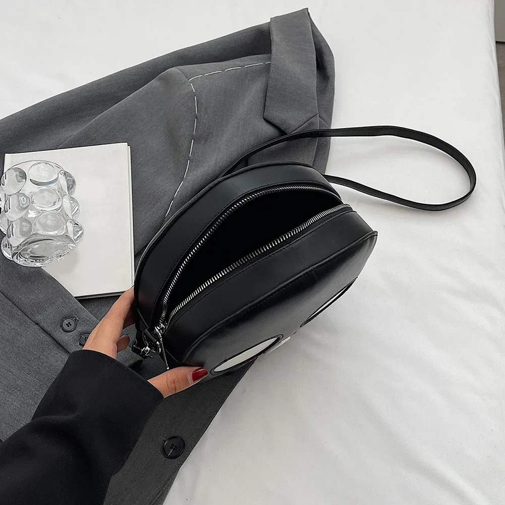 Novelty Halloween Ghost Bag Gift Women Gothic Shoulder Bag Devil Skull Funny Crossbody Bags Female Girls Ghost Handbags Purse 250113