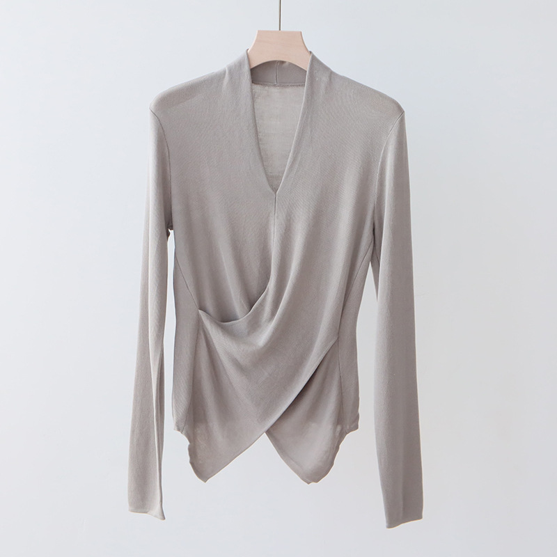 PL01 luxury hidden link 5A masrter quality Versatile Feminine Layering Piece: Lightweight Mixed Fabric Pullover Jacket Suitable for Multiple Outfits