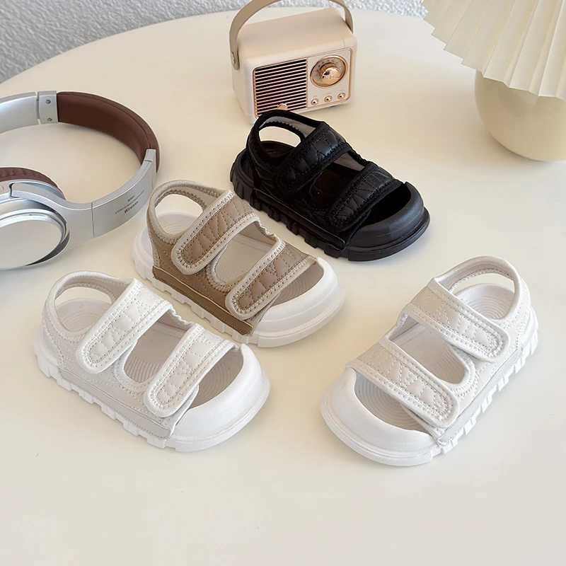 Sandals 2025 Baby Girl Shoes Summer First Walkers Kids Beach Sandals Fashion Boys Sport Shoes Girls Sandals SneakersY250116MG07