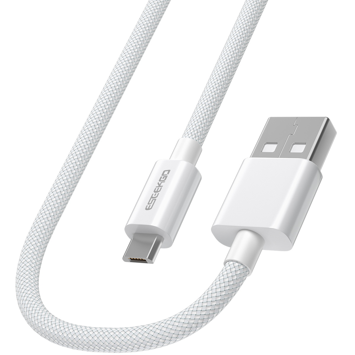 Nylon braided Data Cable For Apple iPhone 15 14 13 12 Quick Charging USB To Micro Data Cable With retail packaging