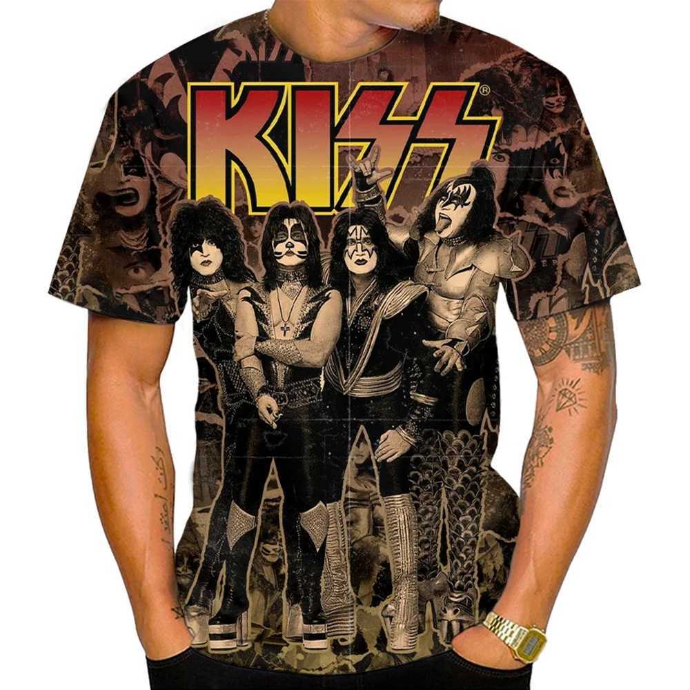 Summer fashion trend personalized mens hip-hop 3D printed color casual and comfortable short sleeved T-shirtXJ250117