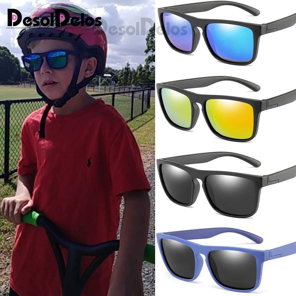 New Arrival Sunglasses Kids Girls Boys Polarized Children Sun Glasses PC UV Protection Eyeglasses Eyewear High Quality D323 T250116