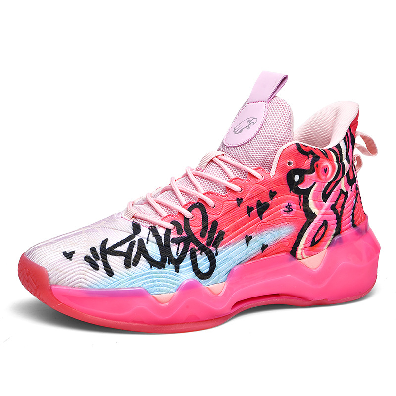 Men Women Sports Shoes Couple Basketball Popular Comfort Thick Sole Wearable Multi Colors Free shipping