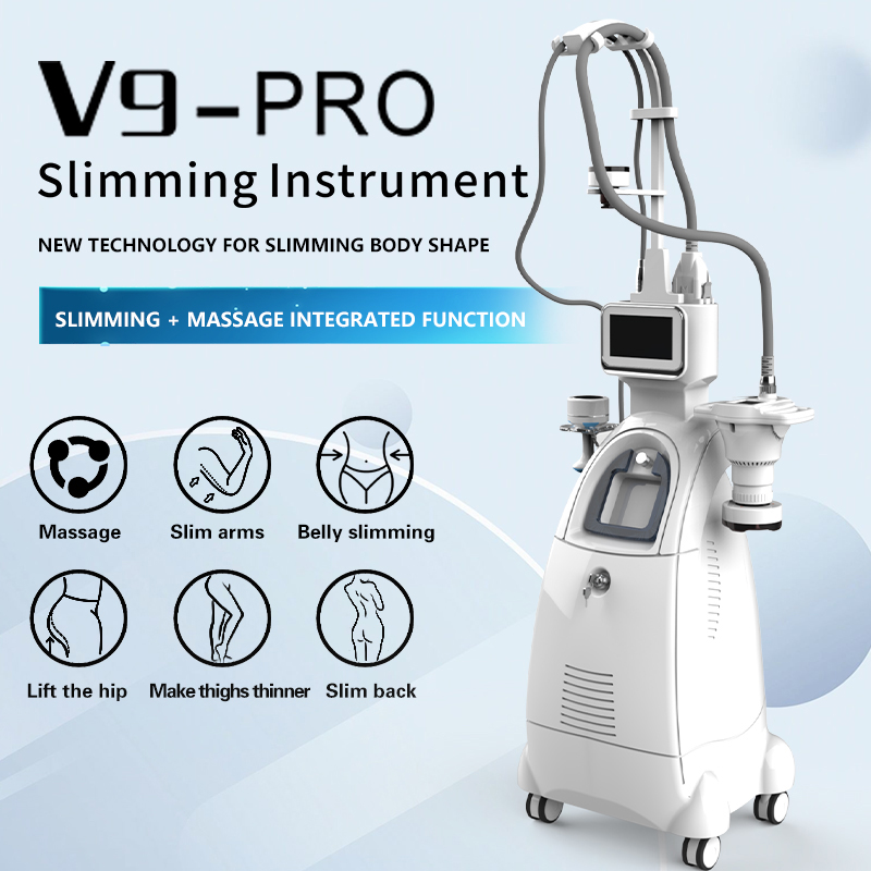 2025 V9-Pro Vela Body Shaping Vacuum Cavitation RF Rolling Skin Tightening Body Fat Removal Non-invasive Weight Loss Lipolysis Vela Machine