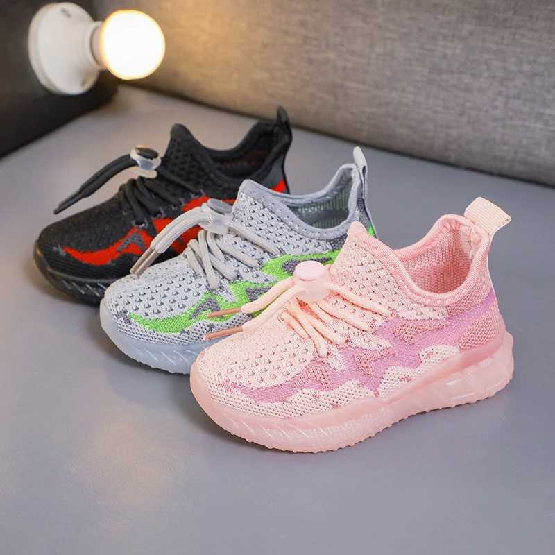 Athletic Outdoor Shoes Tennis Sneakers for Girl Sports Shoes Kid Shoes Sneakers Girls Boys Casual Running Boy Young Mesh Shoes Child SneakerY250116925
