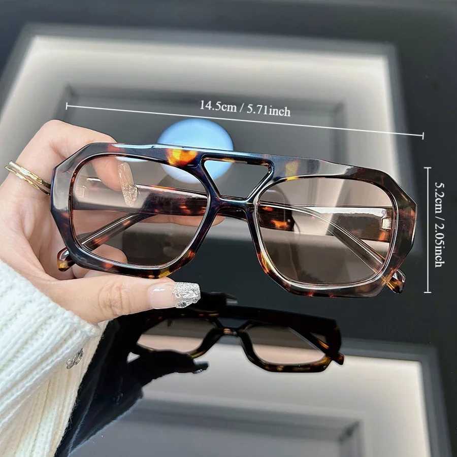 Luxury Leopard Square Sunglasses Women Brand Designer Fashion Sun Glasses Female Vintage Outdoor Mirror Shades Sunglasses W250116
