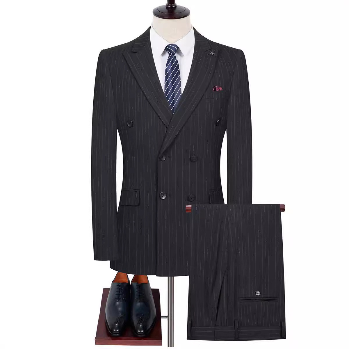 H588 Men's business suit Korean style slim fit groomsmen