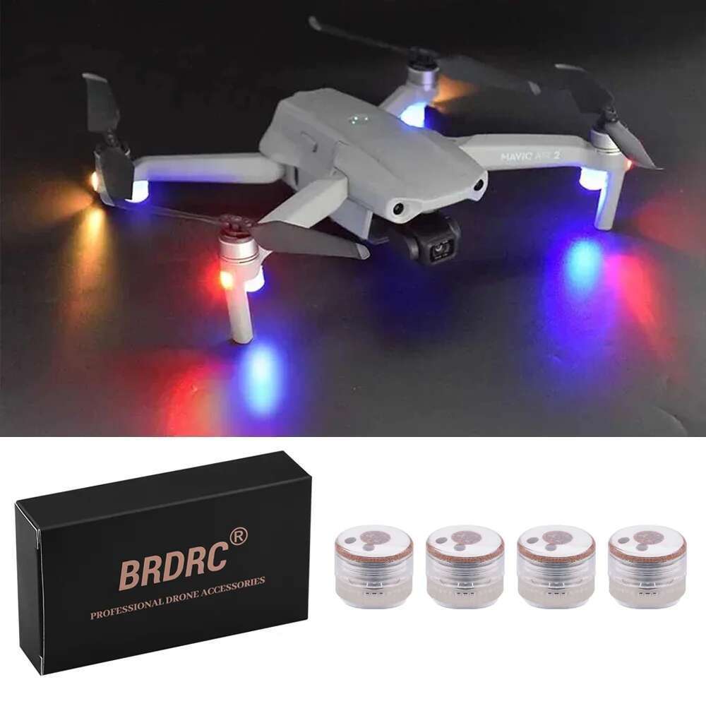 Lampe de signalisation de vol de nuit de navigation LED FLASS LED pour DJI NEO / Mini 2/4K / Mini 4 Pro / Mavic 3 / Avata 2 / Mini SE / Air 2 Acc