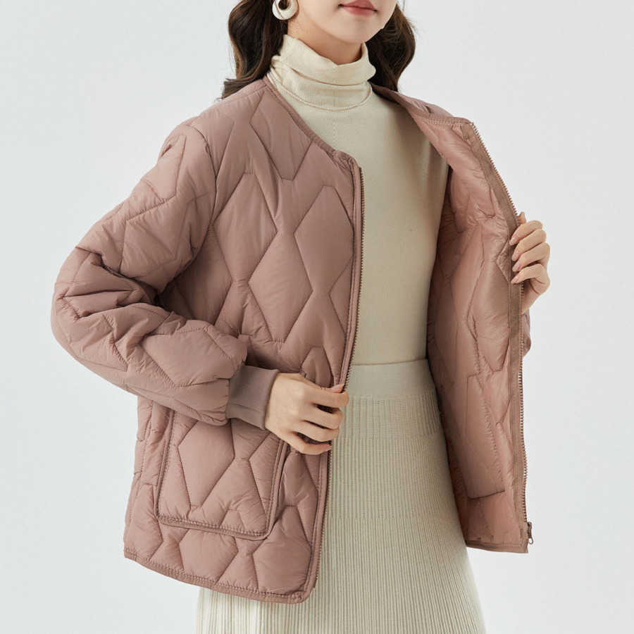 Winter Womens Fat Increase Thickening Plush Zipper Warm Long Sleeve Cotton Jacket Womens Cotton Jacket Women Jackets Coat 241209