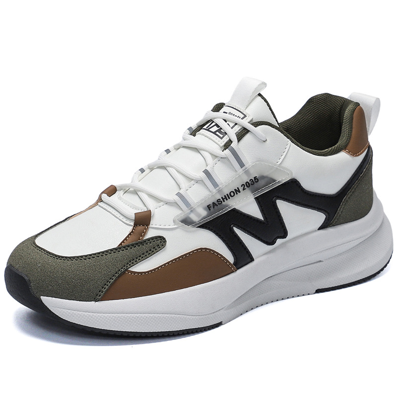 2025 Men Sports Shoes Fashion Thick Sole Versatile Trendy Trainers Shoes Running Hiking Triple Multi Colors Free shipping
